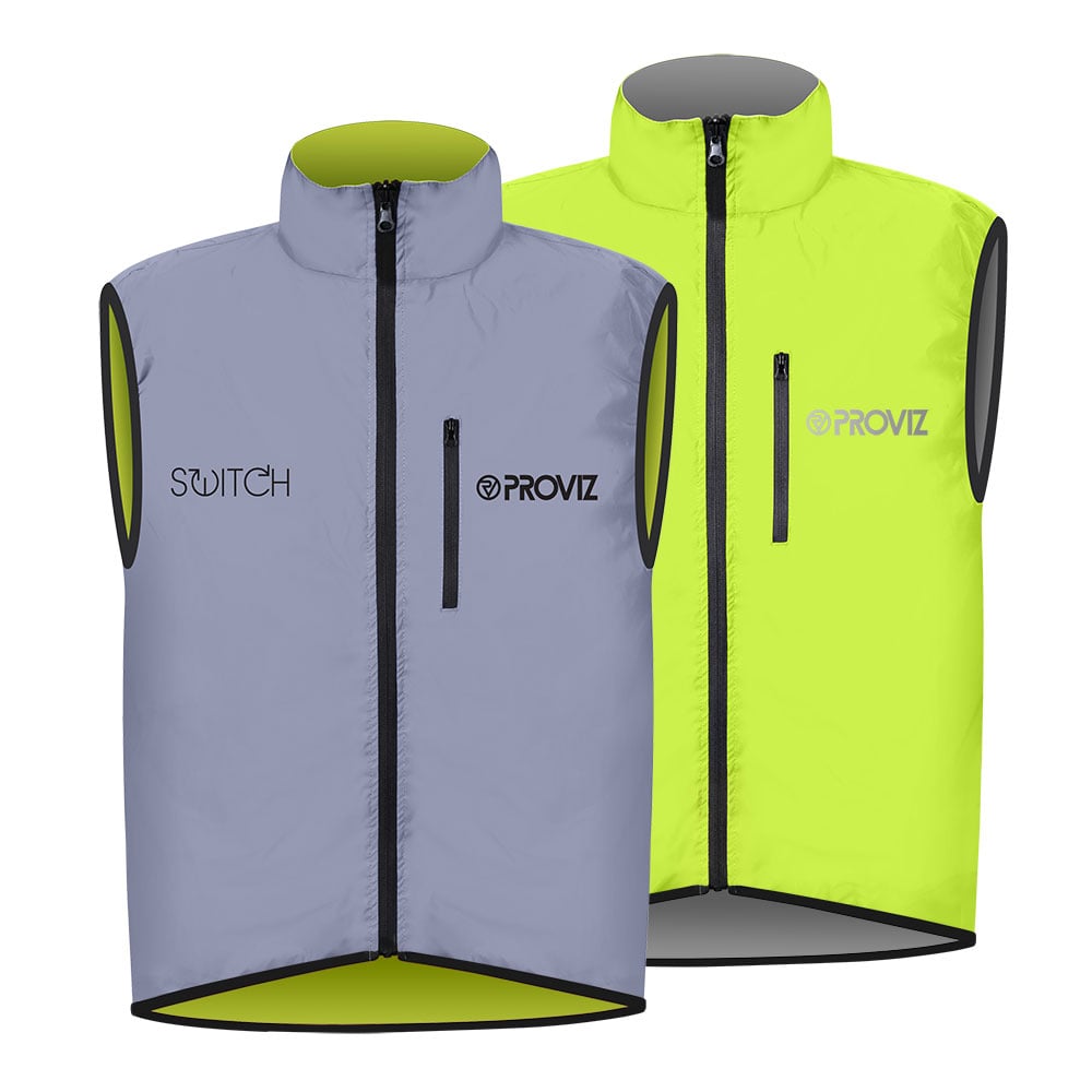 Men’s Reflective Reversible Cycling Gilet