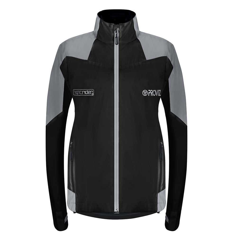 An image of Cycling Reflective & Waterproof Jacket - Women's - US 2 - Commuter Cycling Jacke...