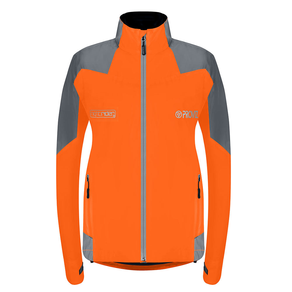 An image of Cycling Reflective & Waterproof Jacket - Women's - US 2 - Commuter Cycling Jacke...