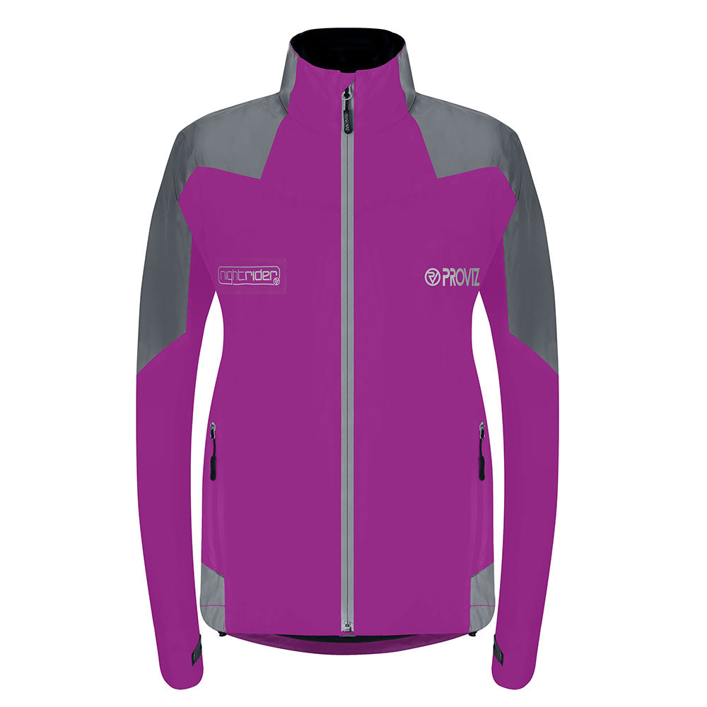 An image of Cycling Reflective & Waterproof Jacket - Women's - US 14 - Commuter Cycling Jack...