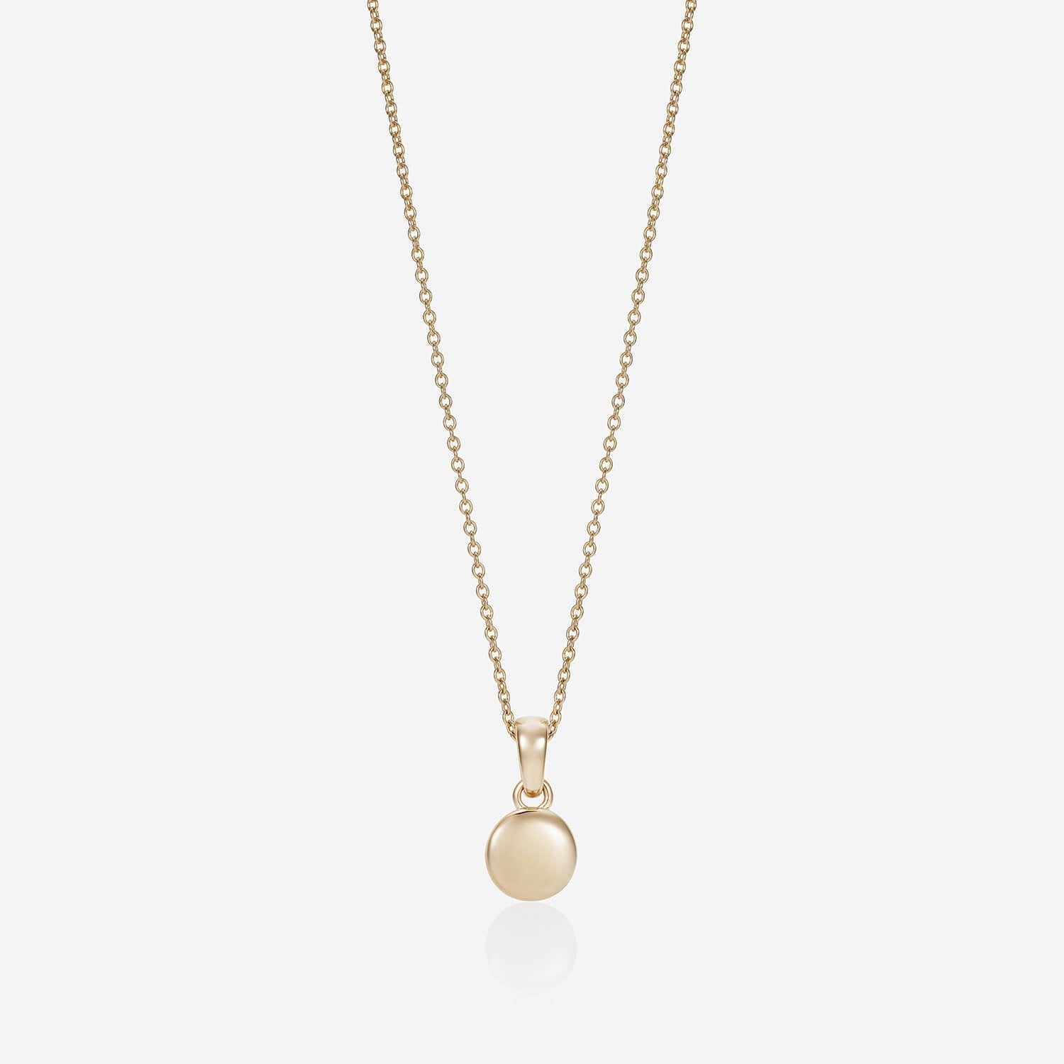 886 Button Pendant with Chain in 9ct Yellow Gold - 886 Royal Mint product image