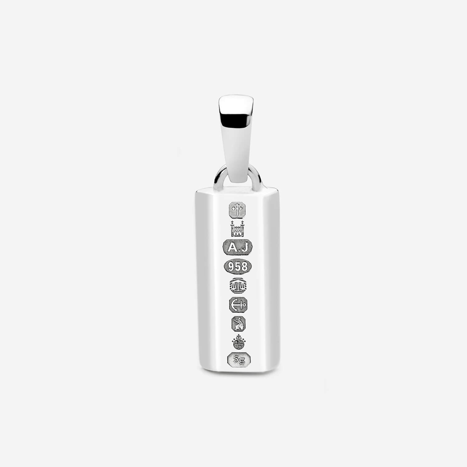 886 Bar Pendant in Sterling Silver - 886 Royal Mint product image