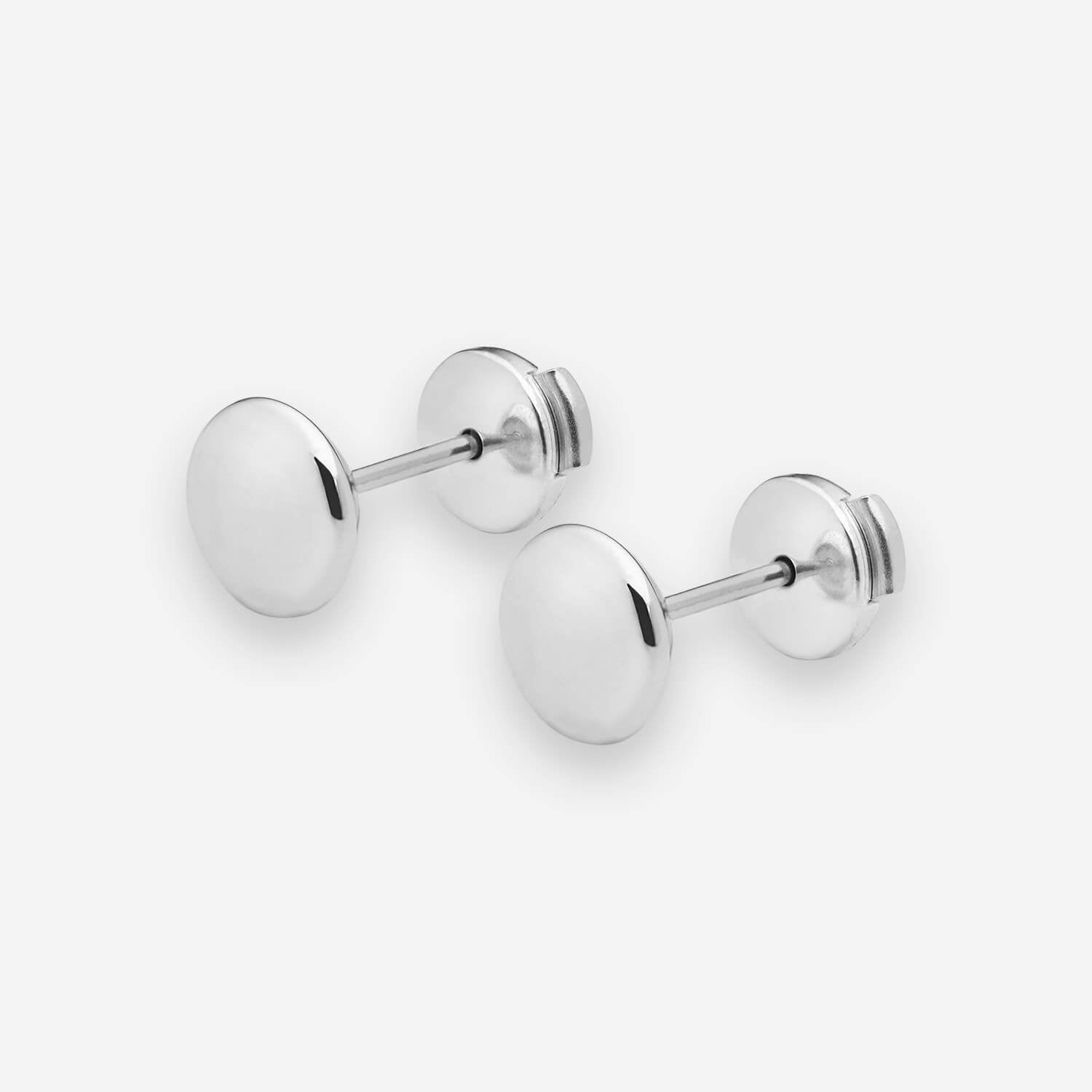  ENVYOU Baseball Stud Earrings 925 Sterling Silver