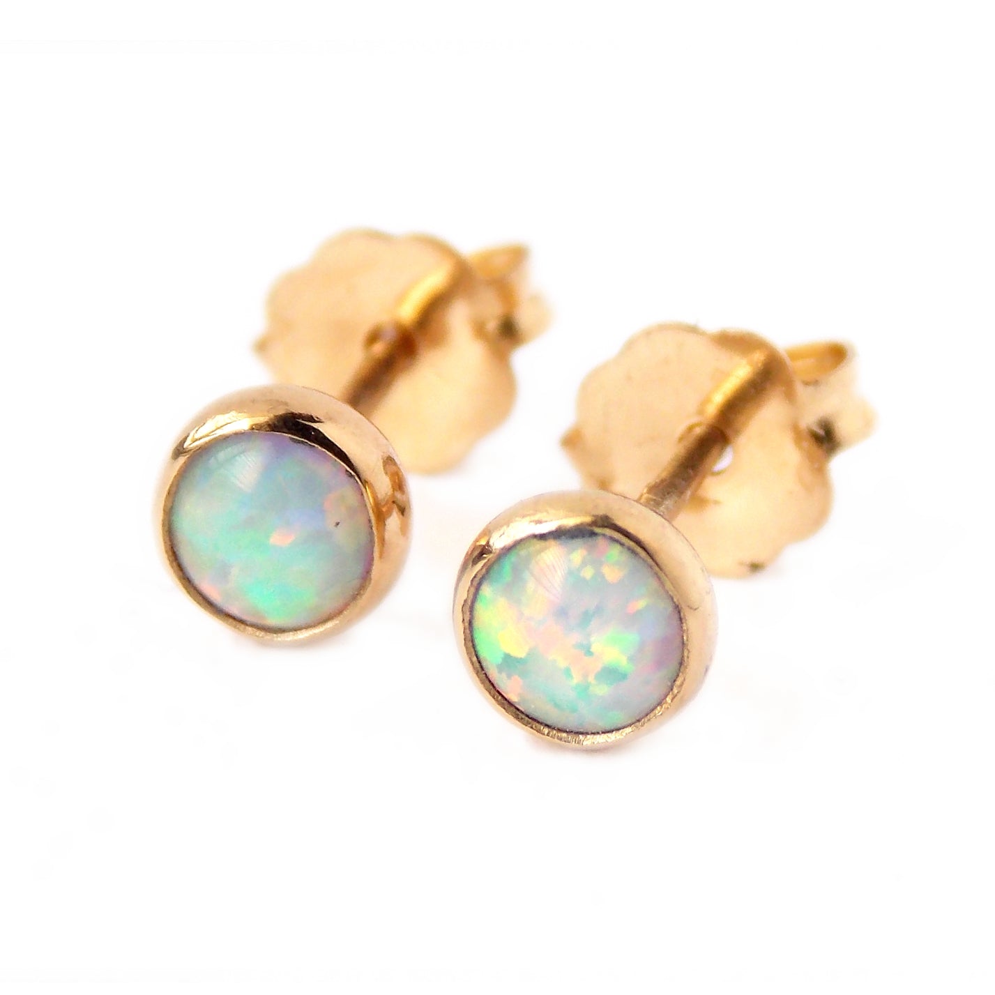 Opal Stud Earrings Stud Earrings Opal Jewelry Sterling Silver Earrings