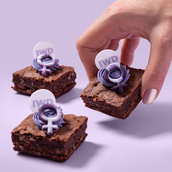 International Women's Day brownies