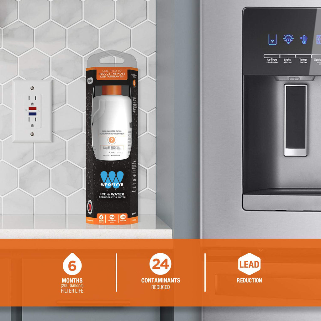 WPOFIYYE Refrigerator Water Filter 2 (Pack of 1) EDR2RXD1 drop2 D2 –  pinjintradingcoltd
