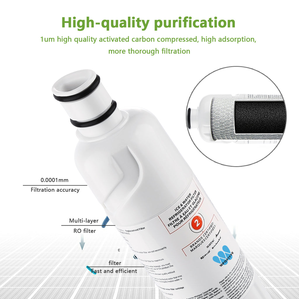 WPOFIYYE Refrigerator Water Filter WPOFIYYE Filter 2 Water Filter Repl –  pinjintradingcoltd