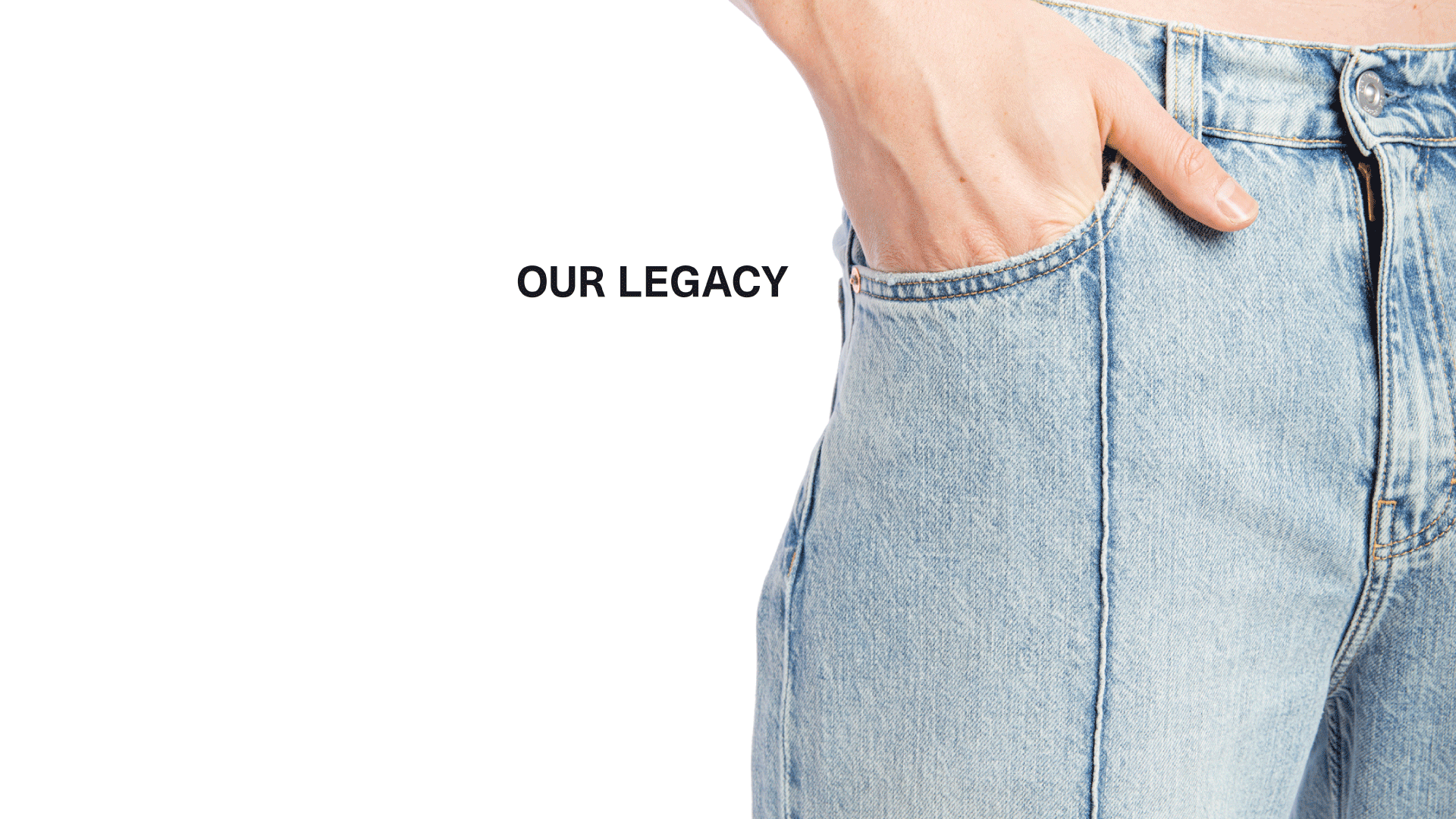 売れ筋がひ！ our Our legacy Legacy wander trousers Wander black