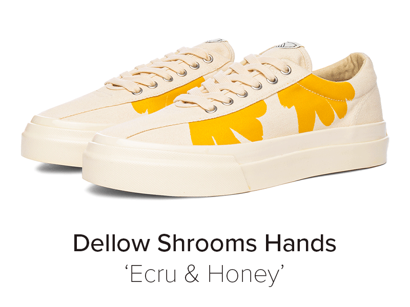 SWC Dellow Shroom Hands Ecru Honey