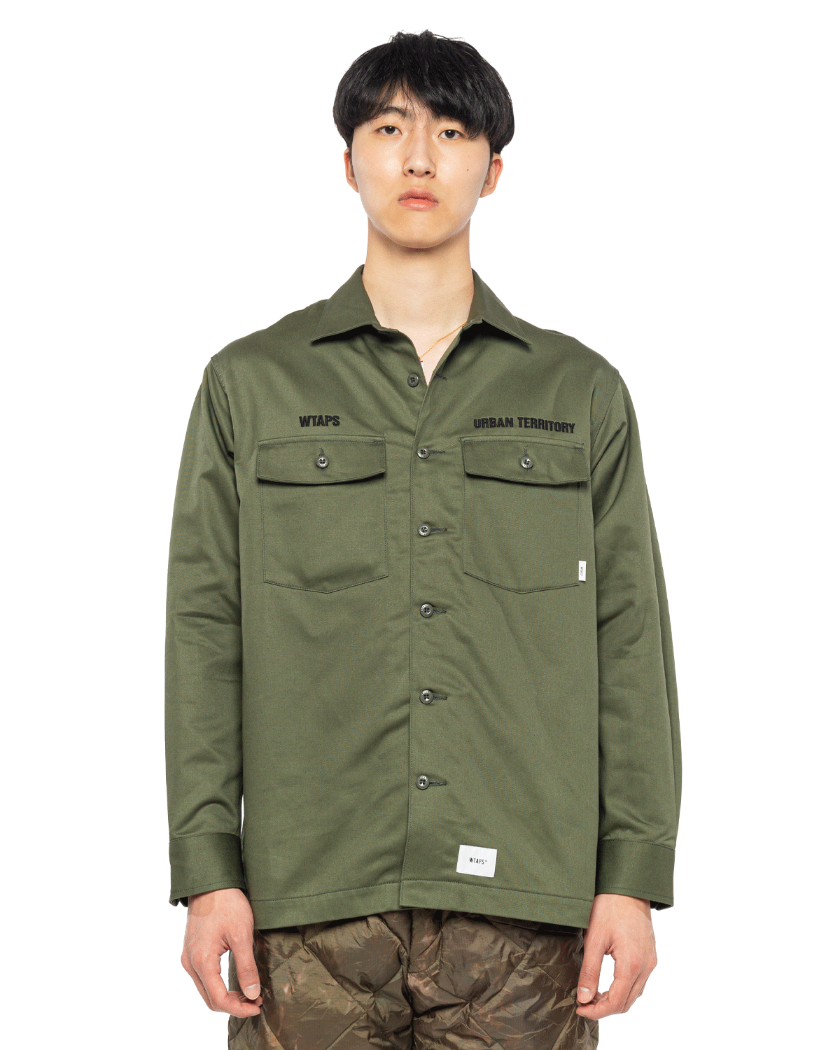 wtaps 2019aw BUDS LS / SHIRT OLIVE DRAB www.krzysztofbialy.com