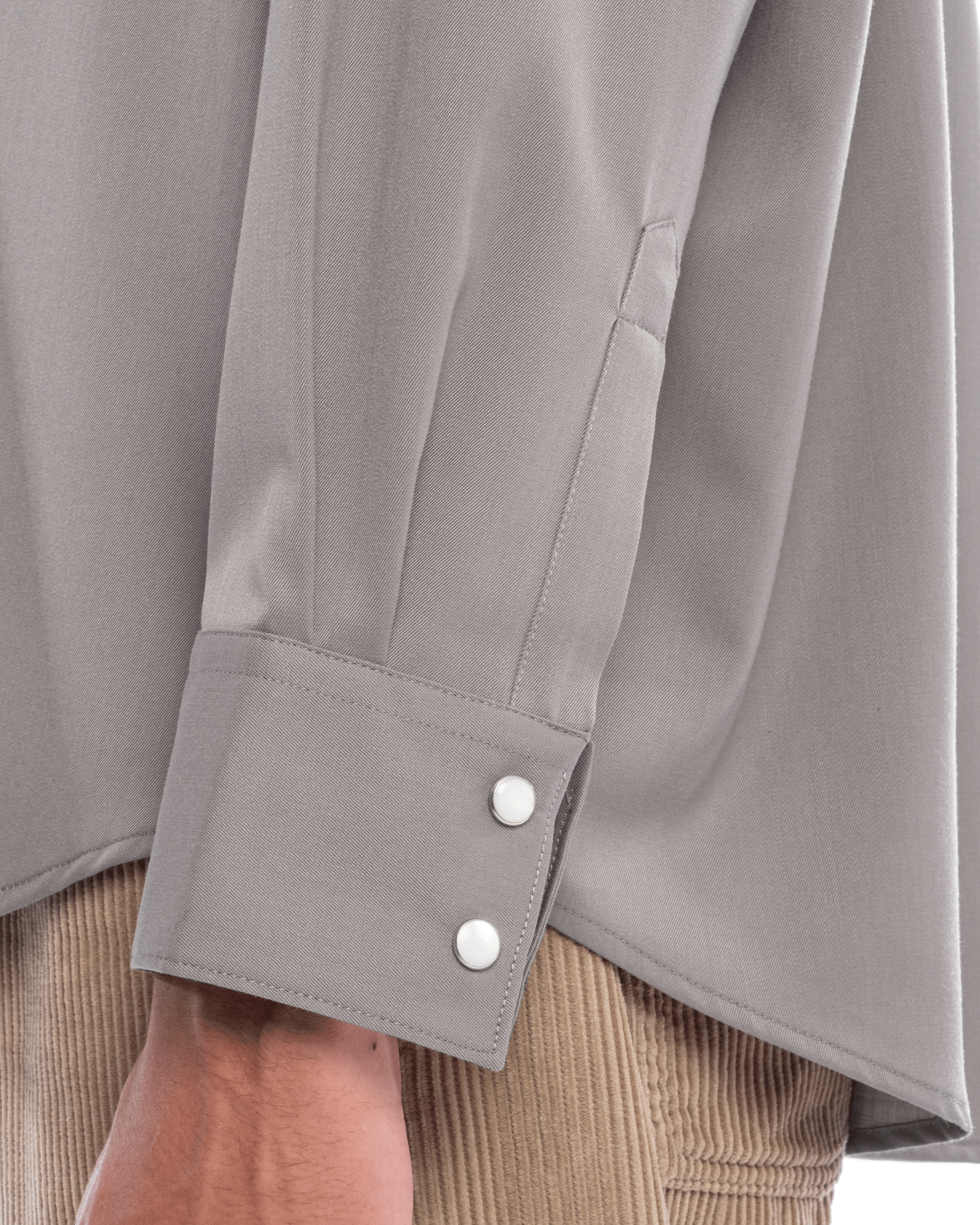 Poco Shirt Grey Tech Wool