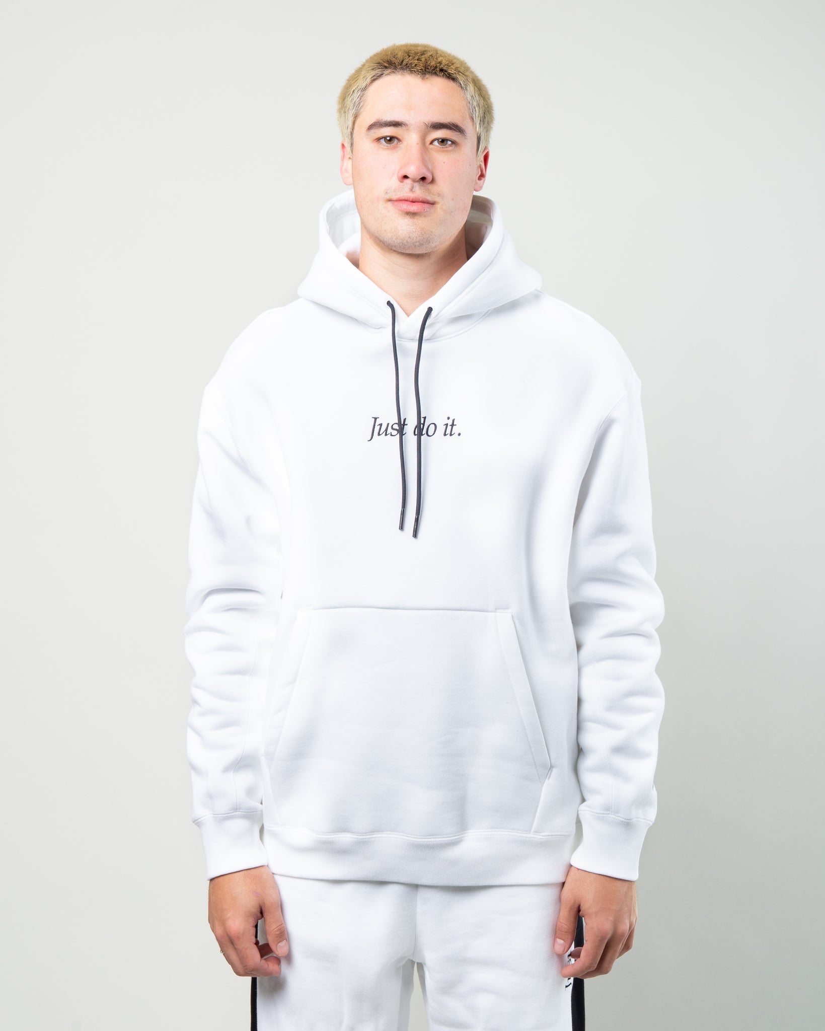 white jdi hoodie