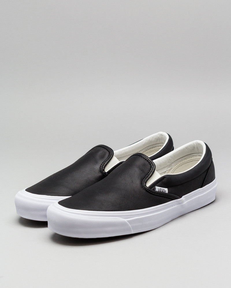 vans vault leather slip on