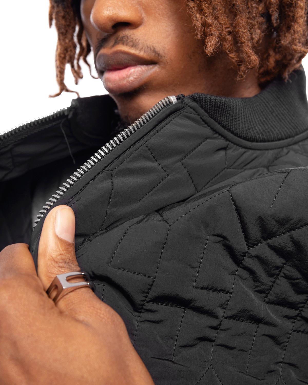S Quilted Liner Jacket Black – LIKELIHOOD