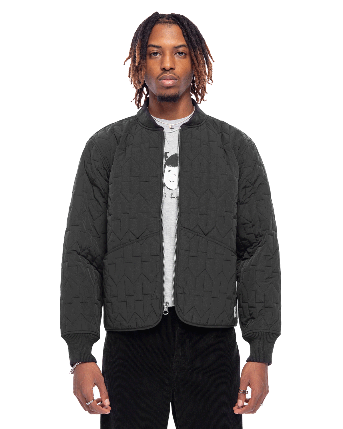 S Quilted Liner Jacket Black – LIKELIHOOD