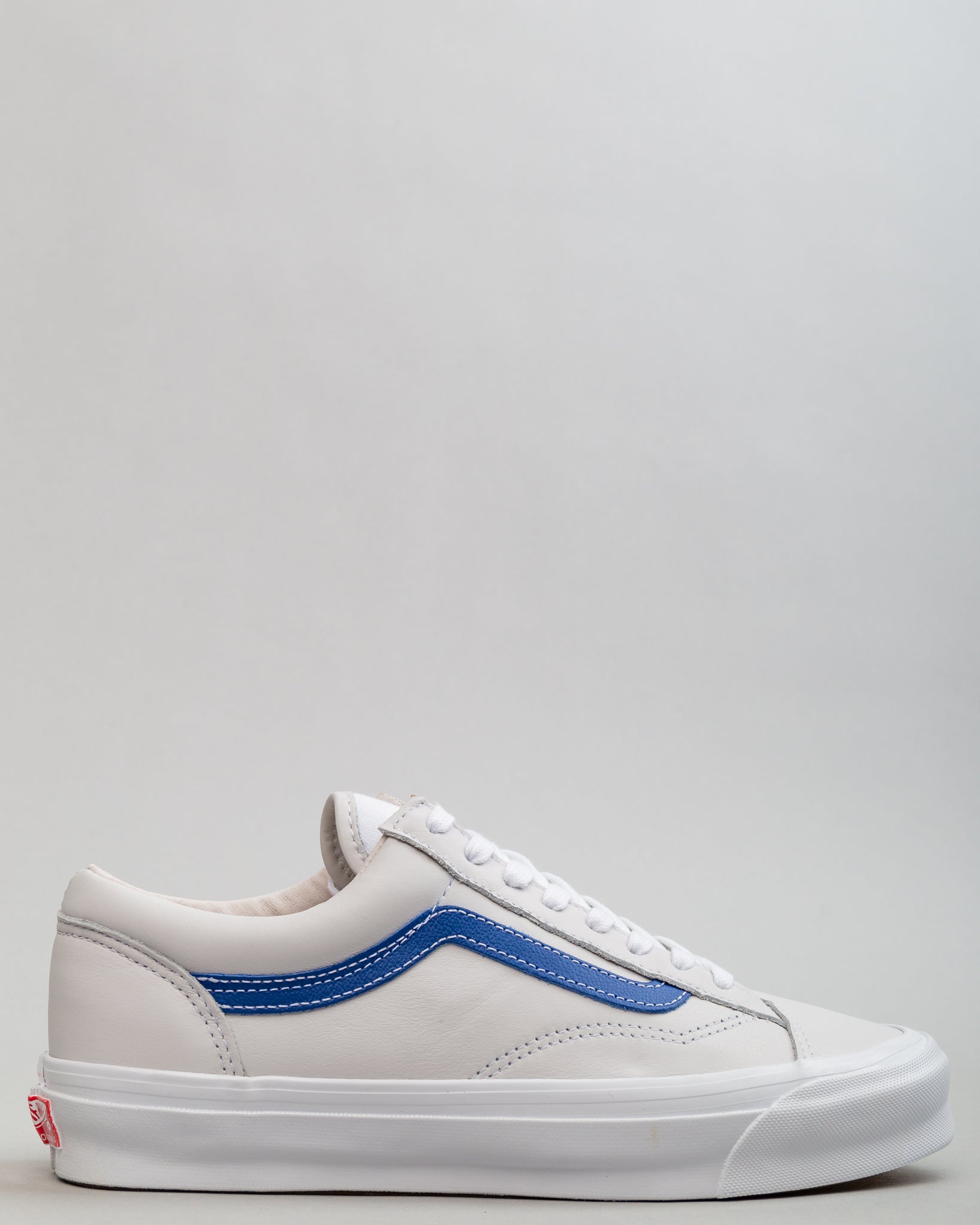 vans style 36 blue white