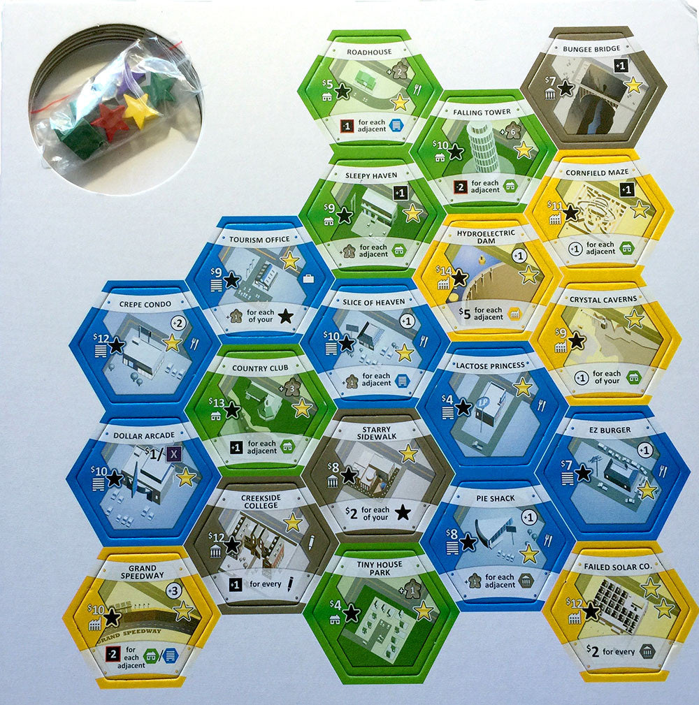 suburbia game list of cities