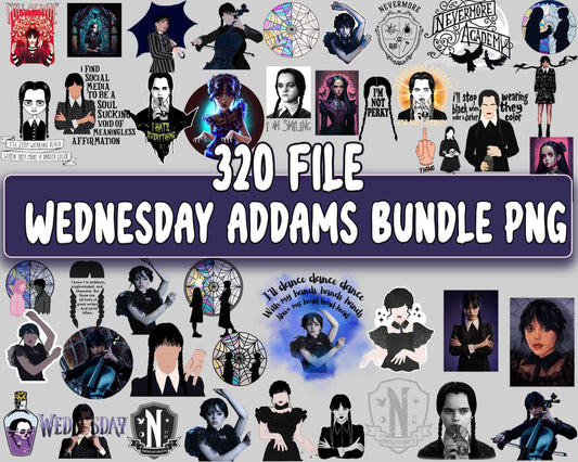 Wednesday Addams PNG Bundle - Netflix series bundle PNG - We - Inspire  Uplift, wednesday netflix png 