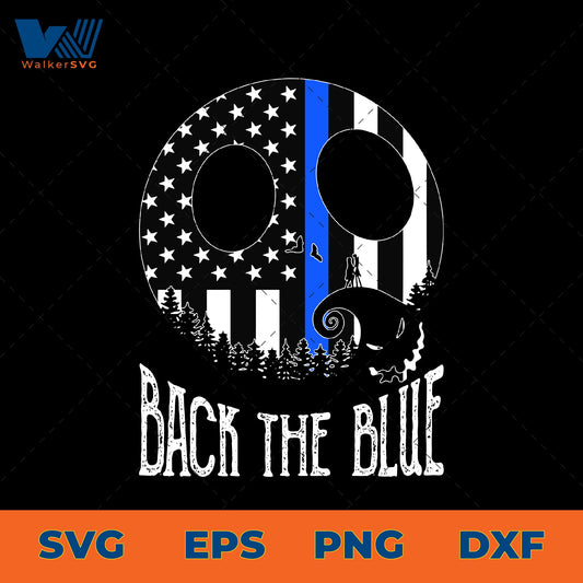 Back The Blue Snoopy, Scalable Vector Graphics - free svg files