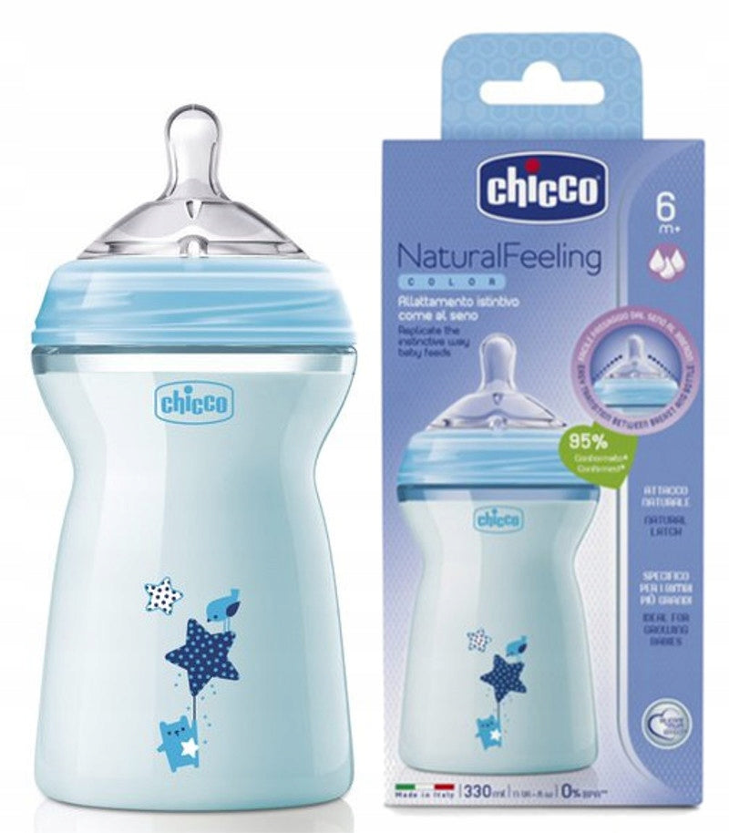 Chicco Natural Feeling 2m+ Blue Bottle 250ml-5019 – Pharmazone