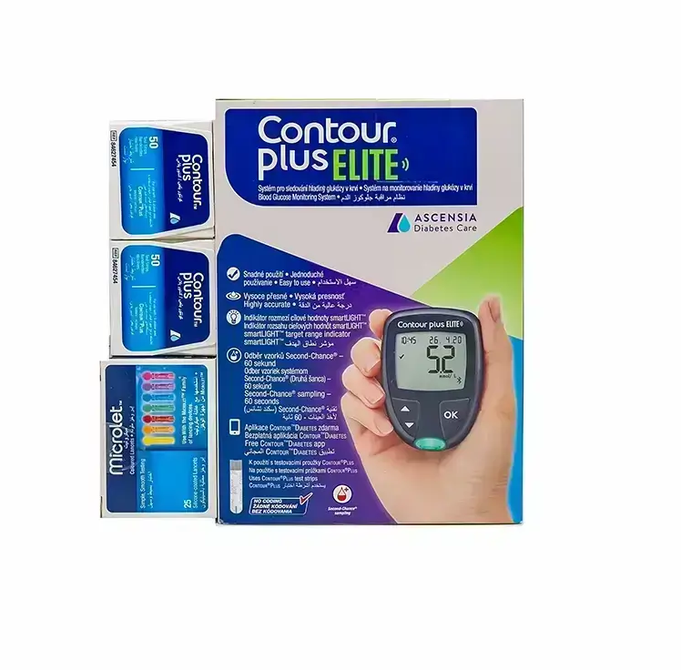 Contour Plus Elite Machine ( lancets 25pcs+Strips 50pcs ) – Pharmazone