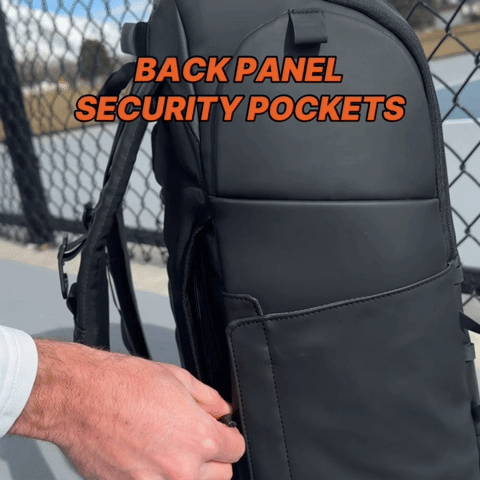 Back panel security pocket