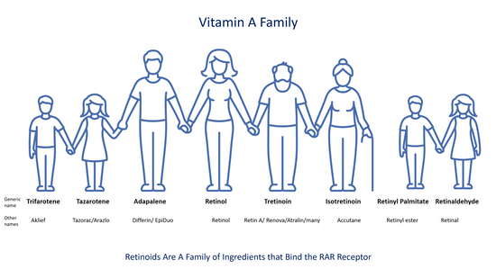 Retinoid family of compounds