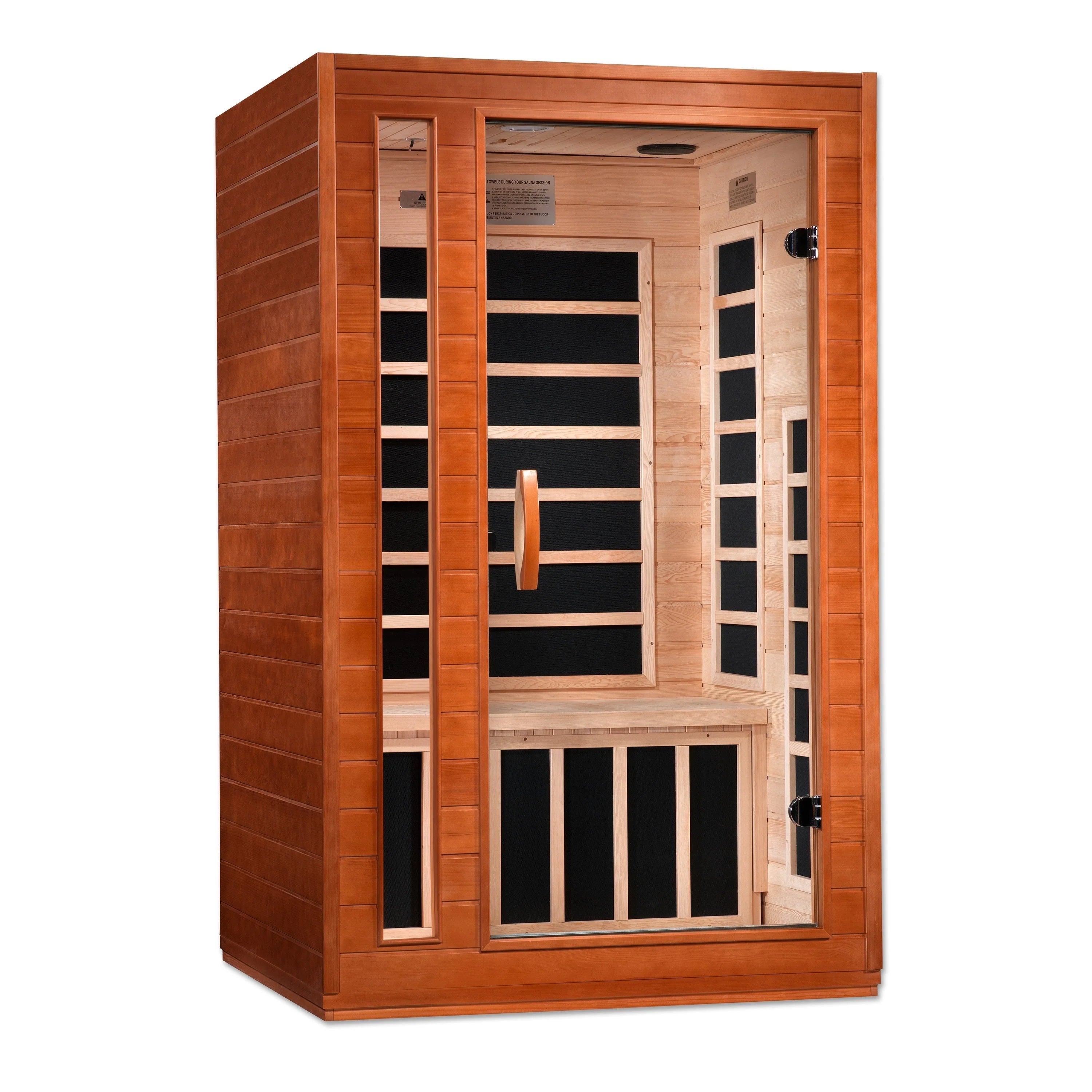 Dynamic Cardoba 2 Person Low EMF FAR Infrared Sauna (Canadian Hemlock)