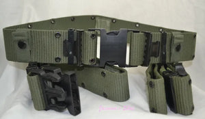 US Issue Pistol Belt W/Quick Release Buckle, OD - Alamo City Military Surplus
