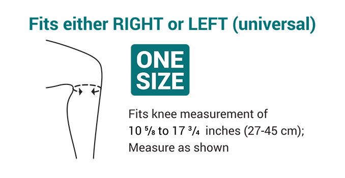 Push med Patella Brace Size Chart