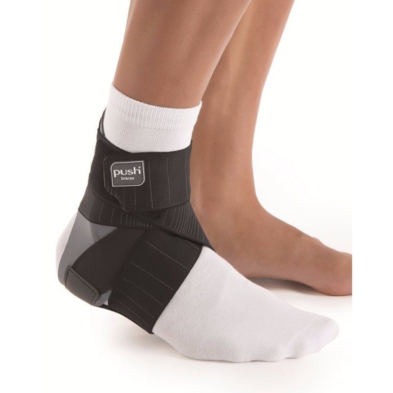 PUSH ortho Ankle Foot Orthosis for Comfortable Support. Can be Worn with  Shoes. Comfortable and Flexible AFO Brace for Drop Foot (Peroneal Palsy)