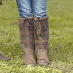 Hohe Leder-Country-Stiefel für Mädchen