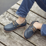 Men's Navy Deck Shoes