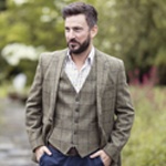 Men's Tweed Waistcoat