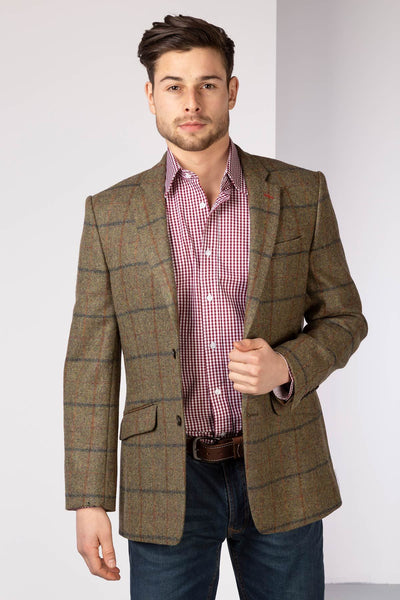 casual tweed jacket