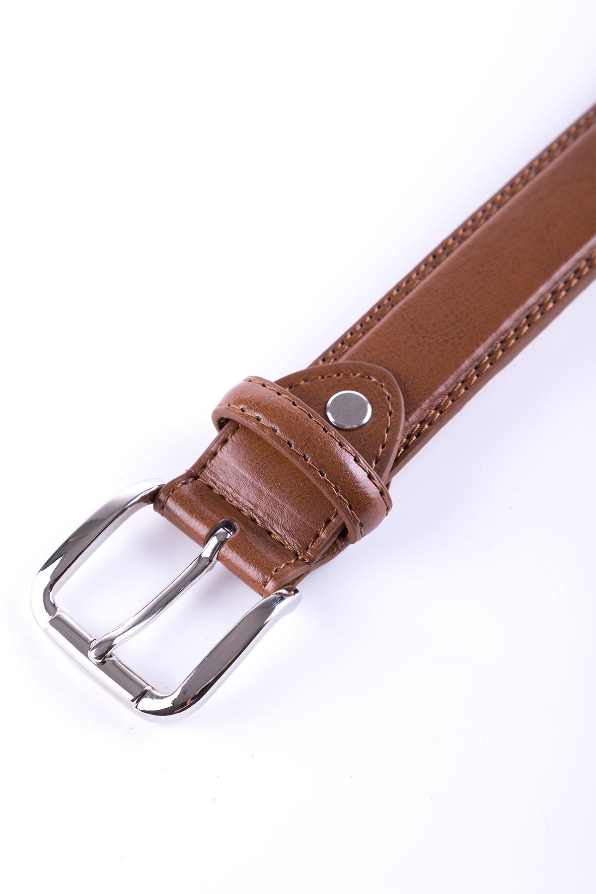 Mens Double Stitched Leather Belt UK | Rydale