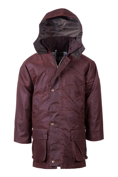 boys waxed jacket