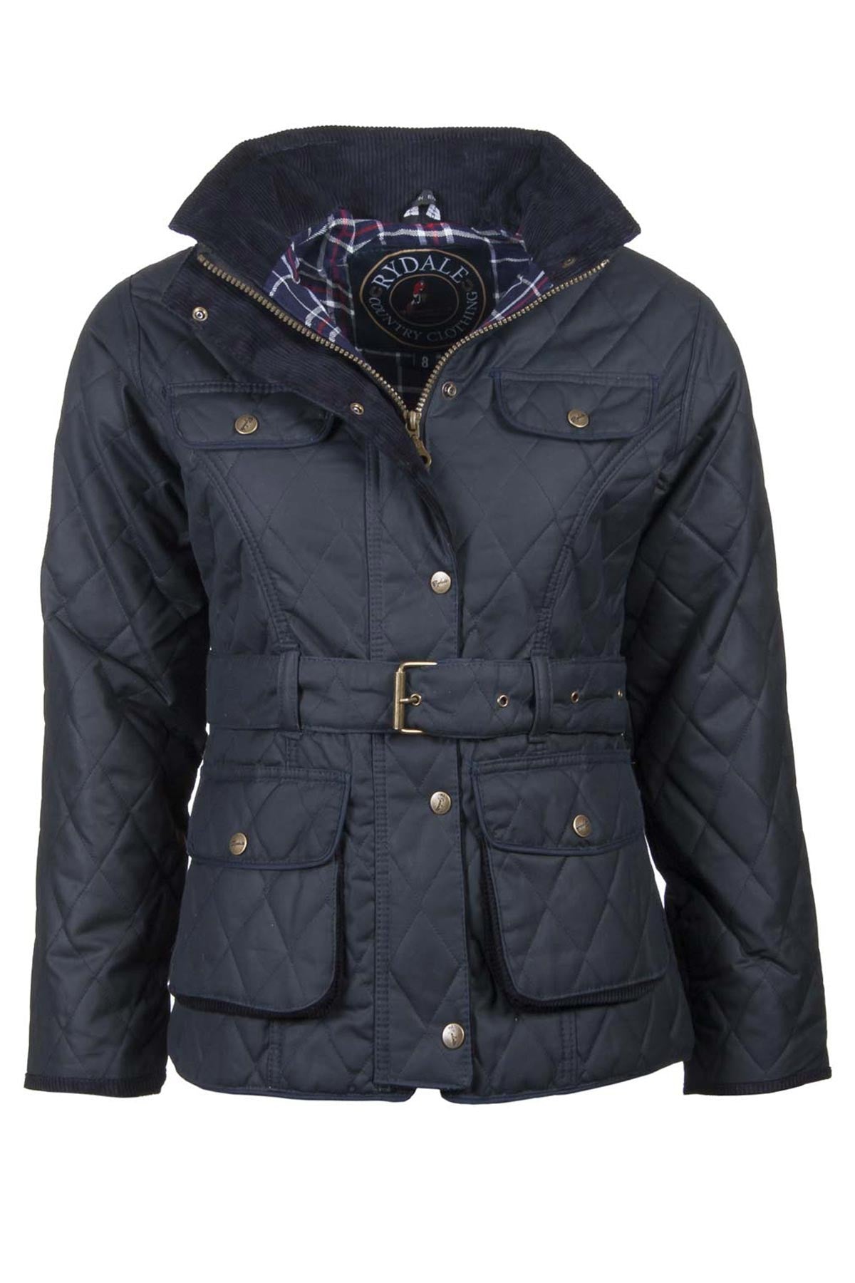 Ladies Belted Diamond-Quilted Wax Jacket UK | Rydale