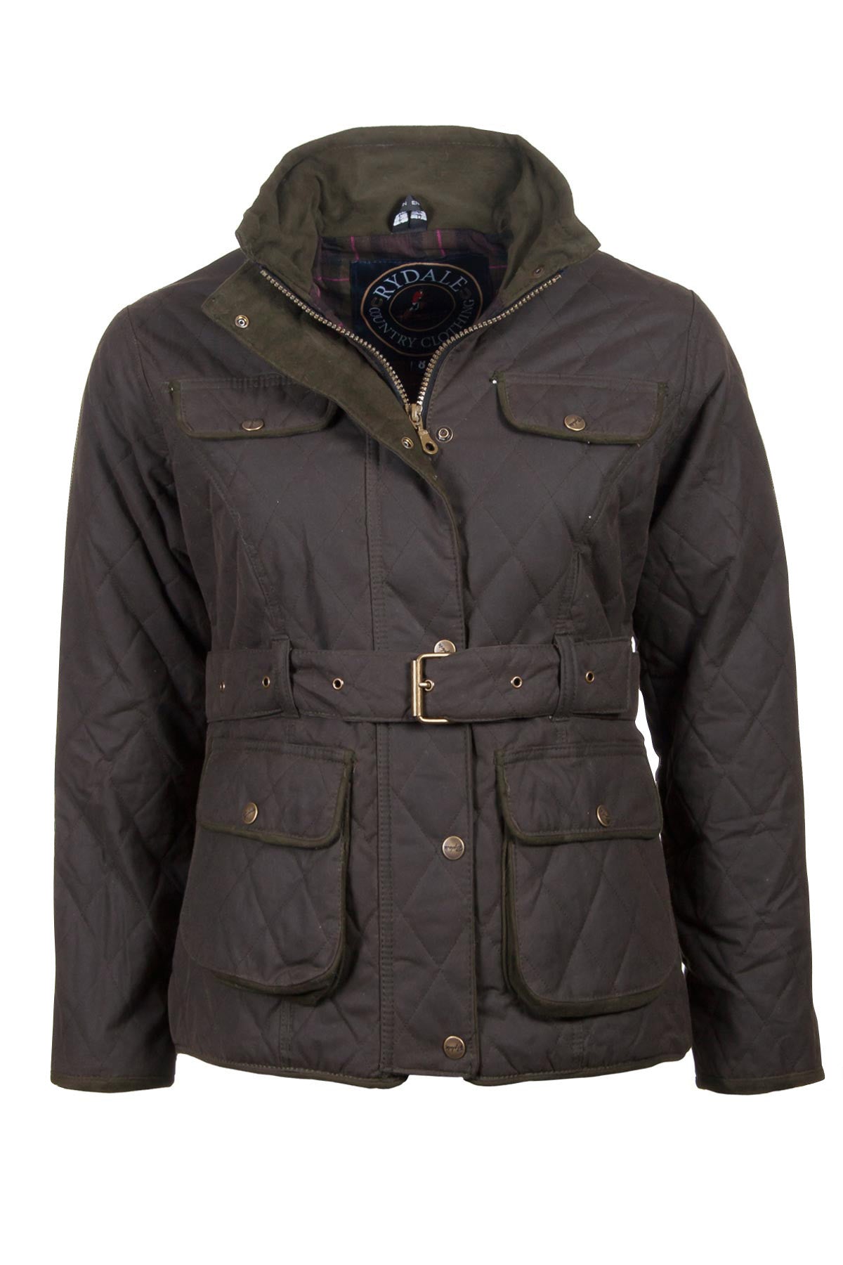 Ladies Belted Diamond-Quilted Wax Jacket UK | Rydale