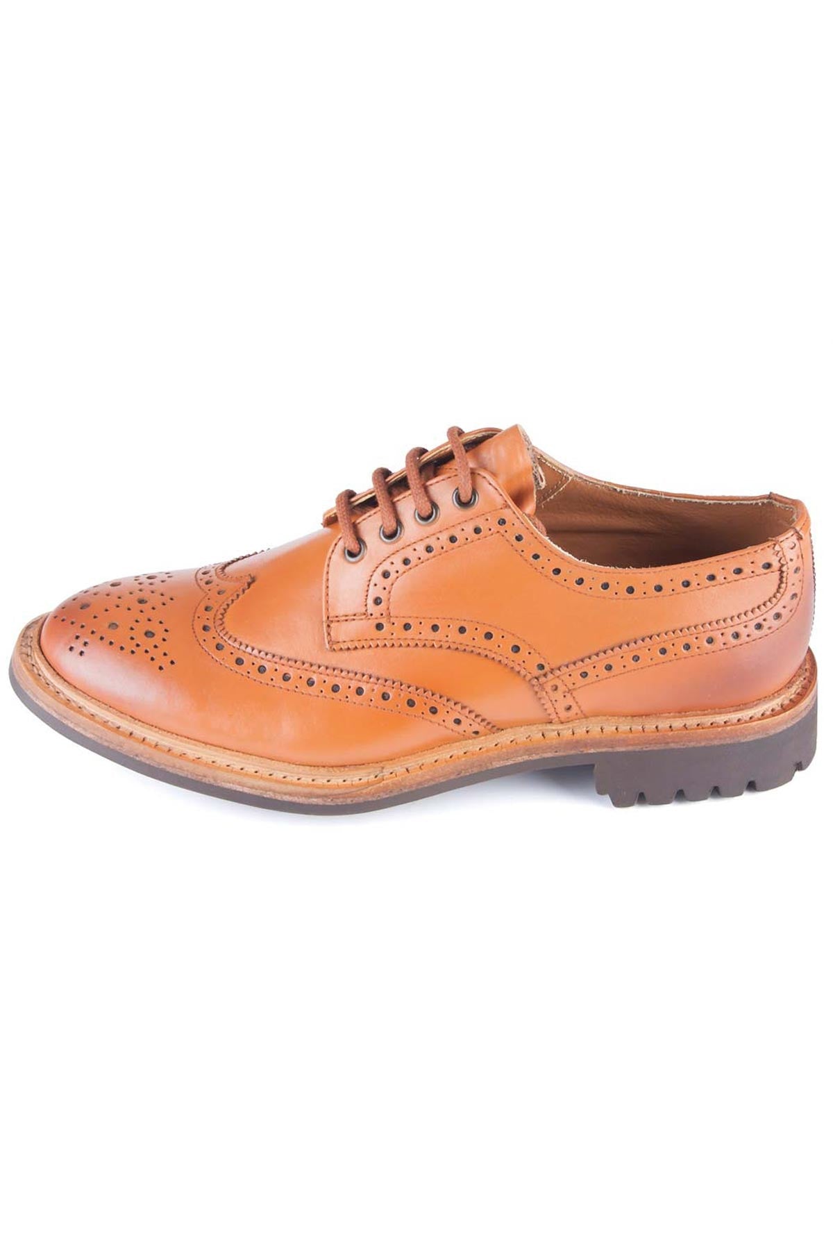 Mens Brogue Leather Shoes with Rubber Soles UK | Rydale