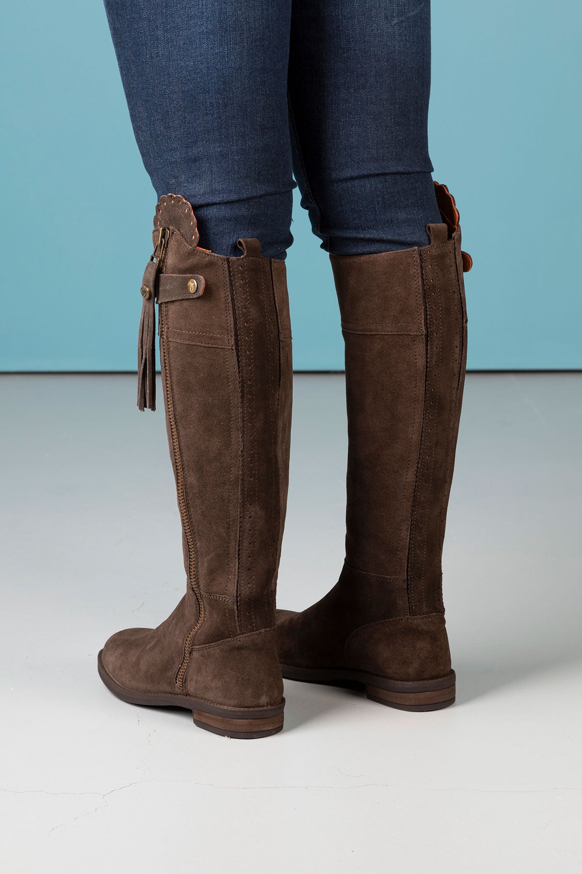 Ladies Tall Suede Boots UK | Womens Suede Riding Boots | Rydale