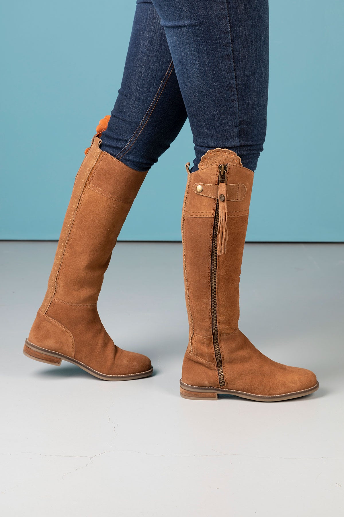 Ladies Tall Suede Boots UK | Womens Suede Riding Boots | Rydale