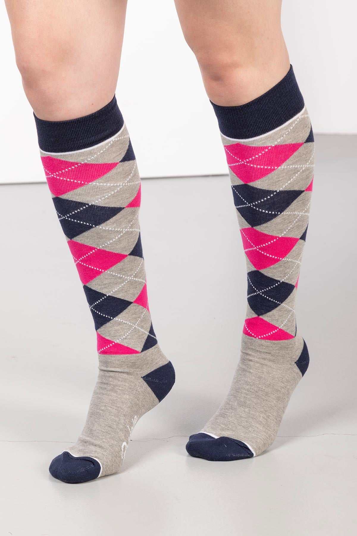 Ladies Argyle Knee High Socks UK | Womens Argyle Socks | Rydale