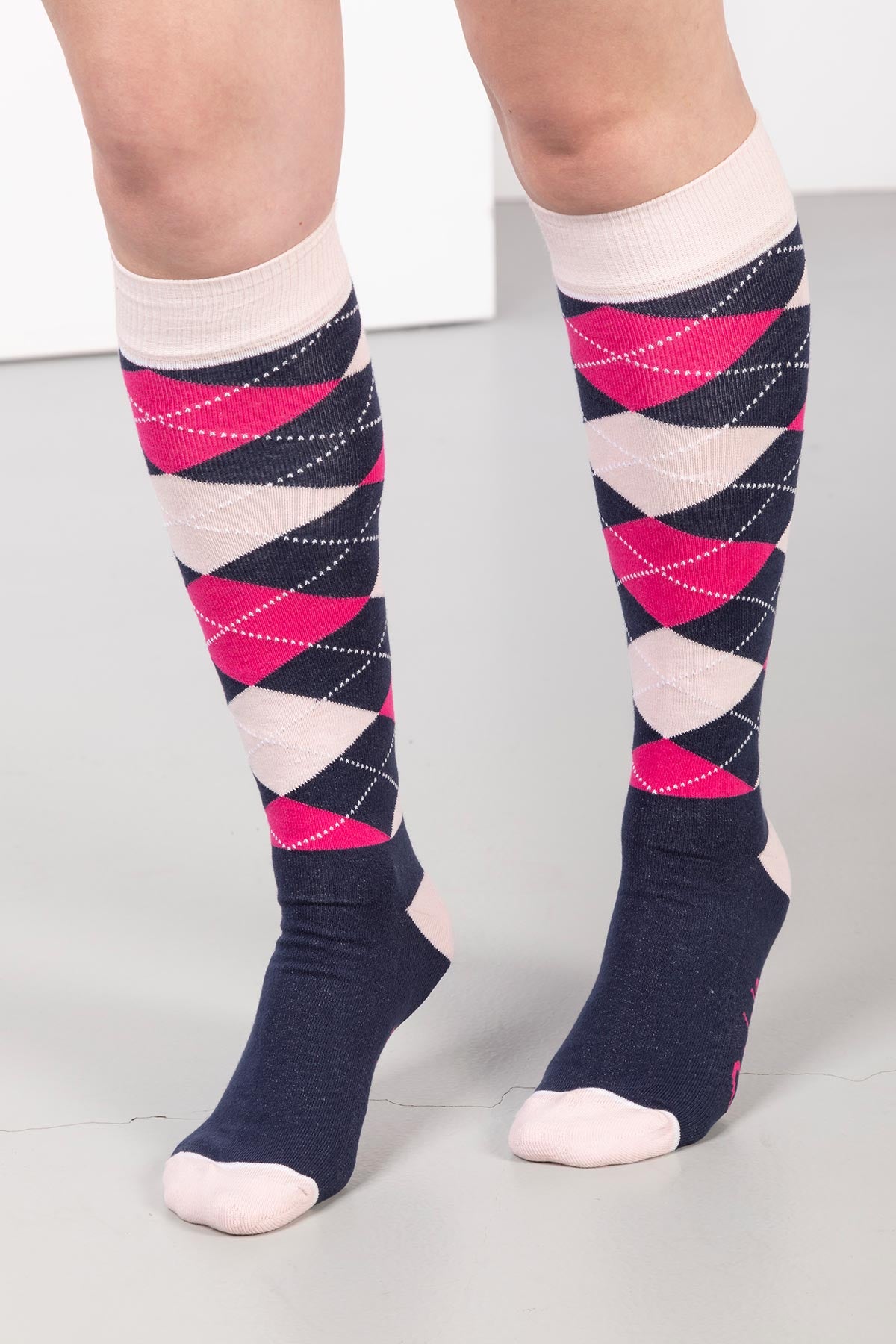Ladies Argyle Knee High Socks UK | Womens Argyle Socks | Rydale