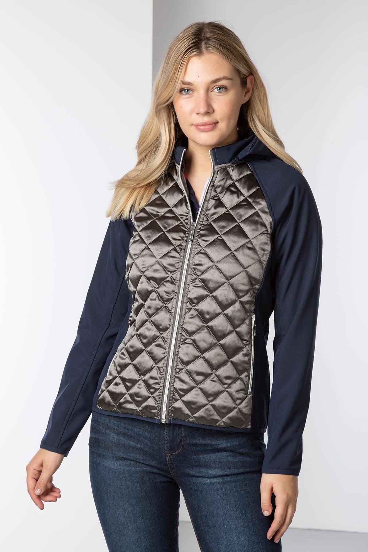 Ladies Hybrid Quilted Jacket UK | Womens Quilted Coat | Rydale