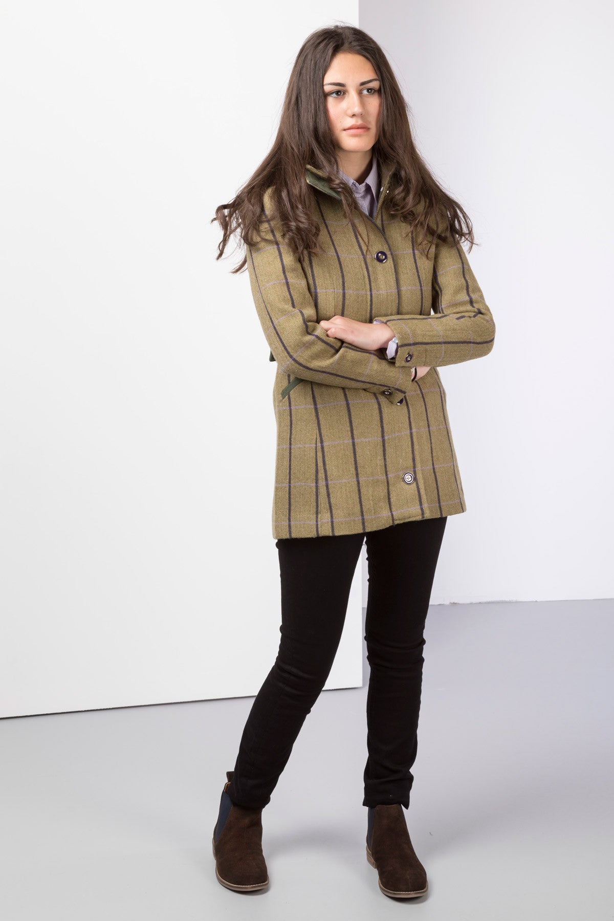 Ladies Tweed Coat UK | Long Tweed Jacket | Rydale