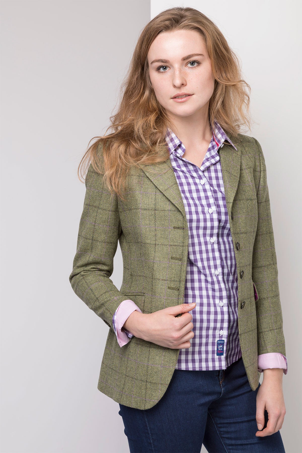 Ladies Long Tweed Blazer UK | Womens Casual Tweed Blazer | Rydale