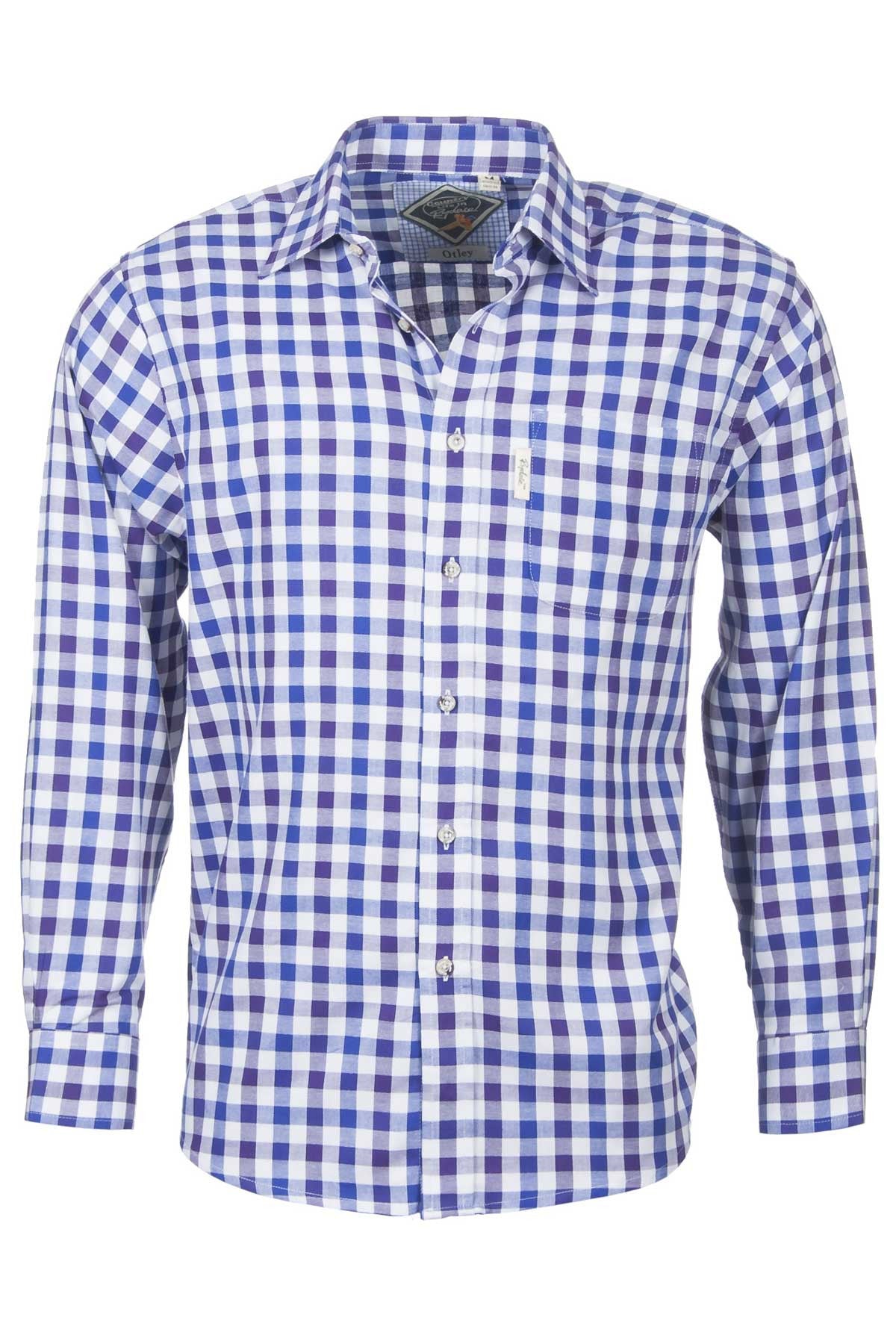 Mens 100% Cotton Country Check Shirts UK | Rydale
