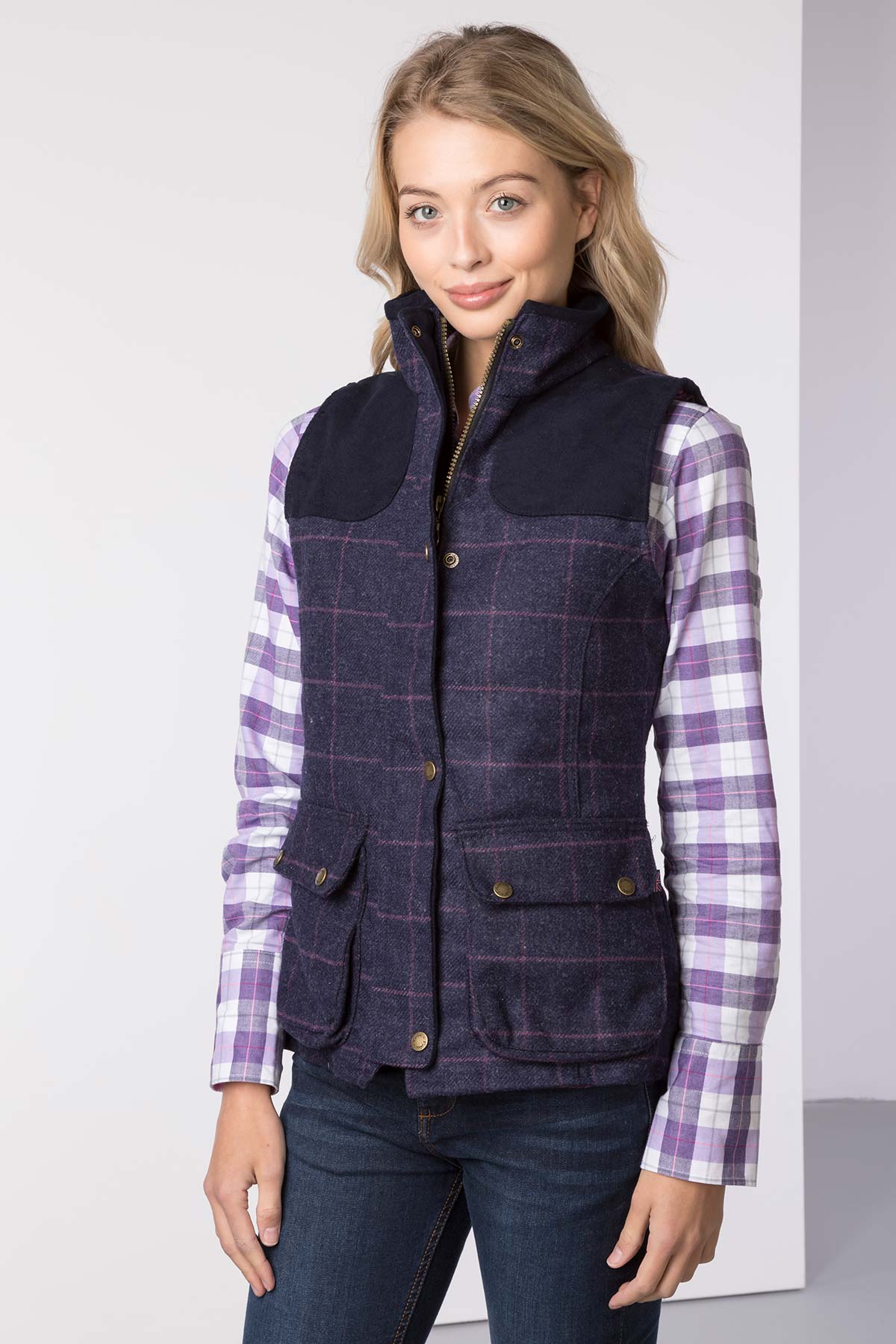 Ladies Tweed Gilet UK | Womens Tweed Waistcoat | Rydale