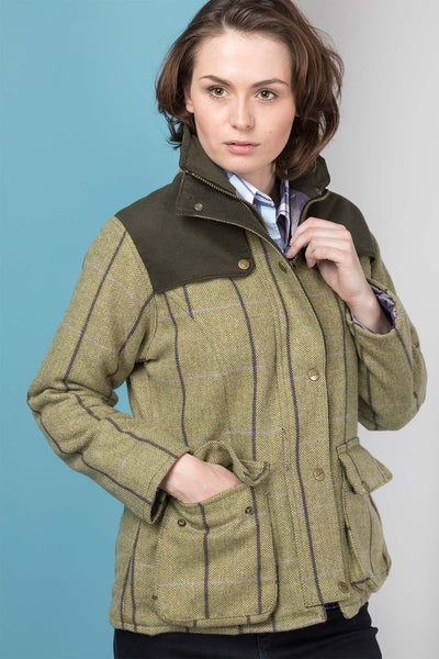 short tweed jacket